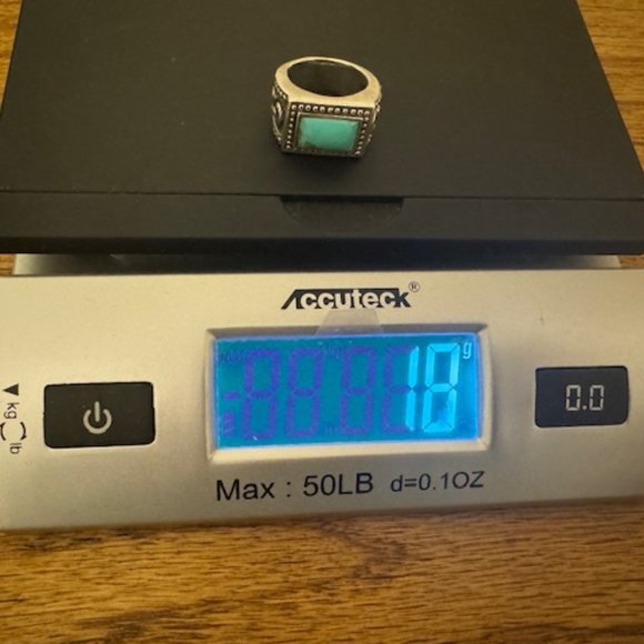 Vintage Barse .925 Turquoise ring size 7 - Picture 13 of 13